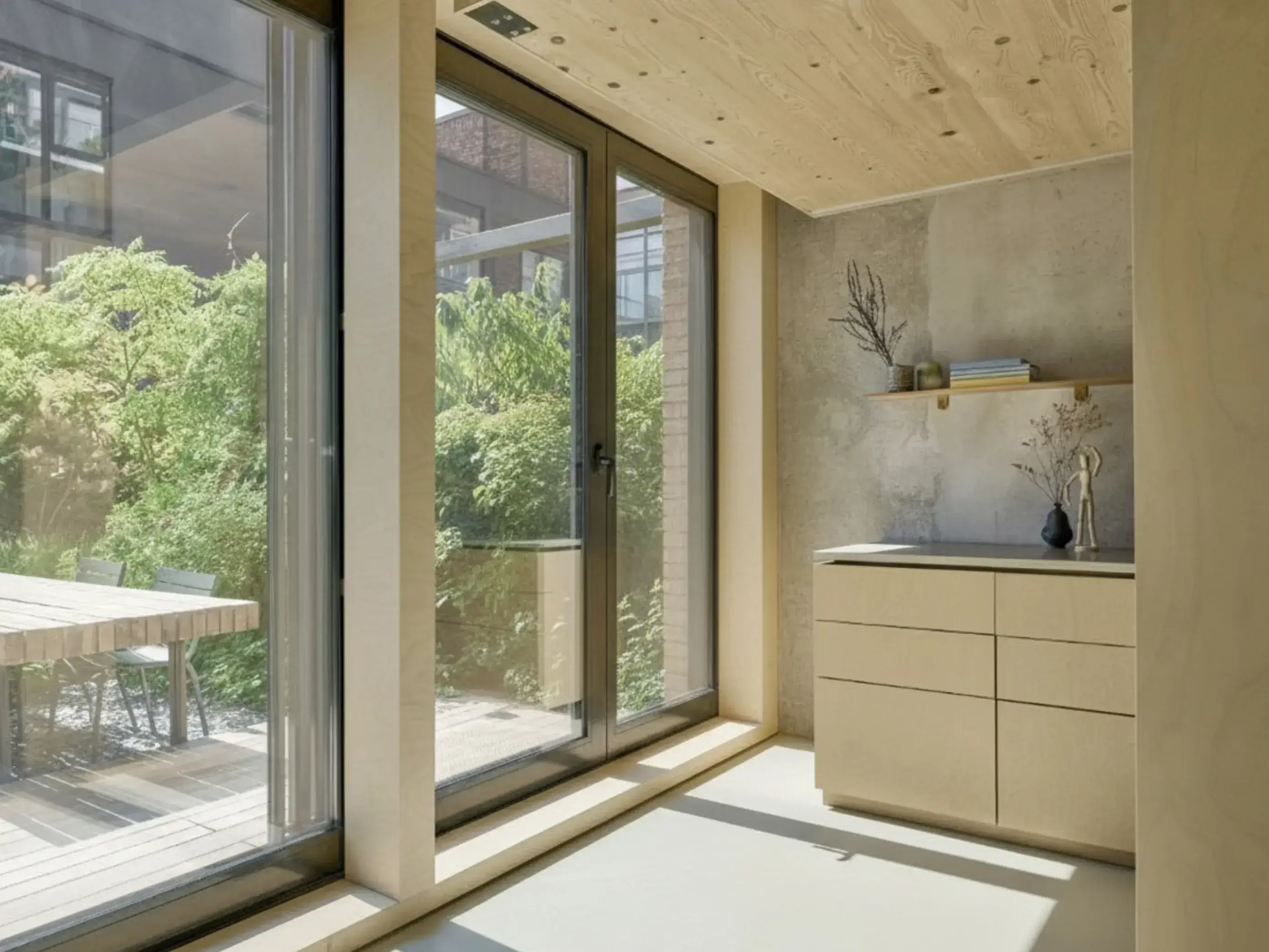 Het effect van gordijnen - Voor